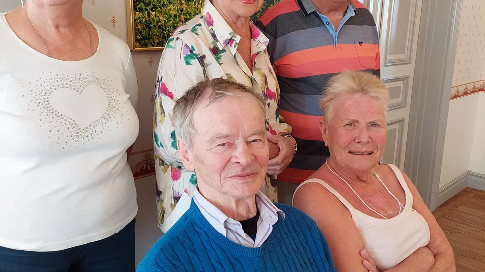 Styrelsen för SRF Norrbotten: Stående från vänster Marja Liisa Åström, Ulla Bergeros och Roland Stenström. Sittande: Taisto Paganus och Marianne Nordqvist. Lena Nilsson saknas på bilden.
