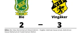 Vingåker vann på bortaplan mot Bie