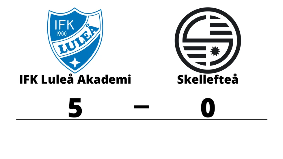 IFK Luleå Akademi vann mot Skellefteå FF