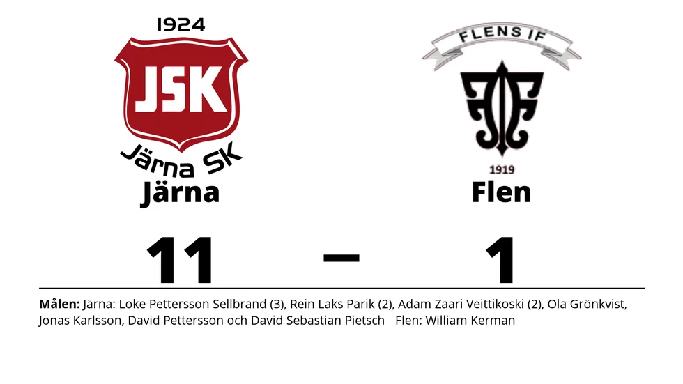 Järna SK vann mot Flens IF