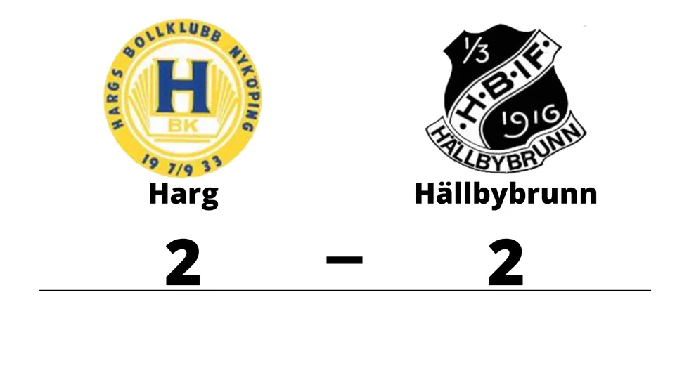 Hargs BK spelade lika mot Hällbybrunns IF