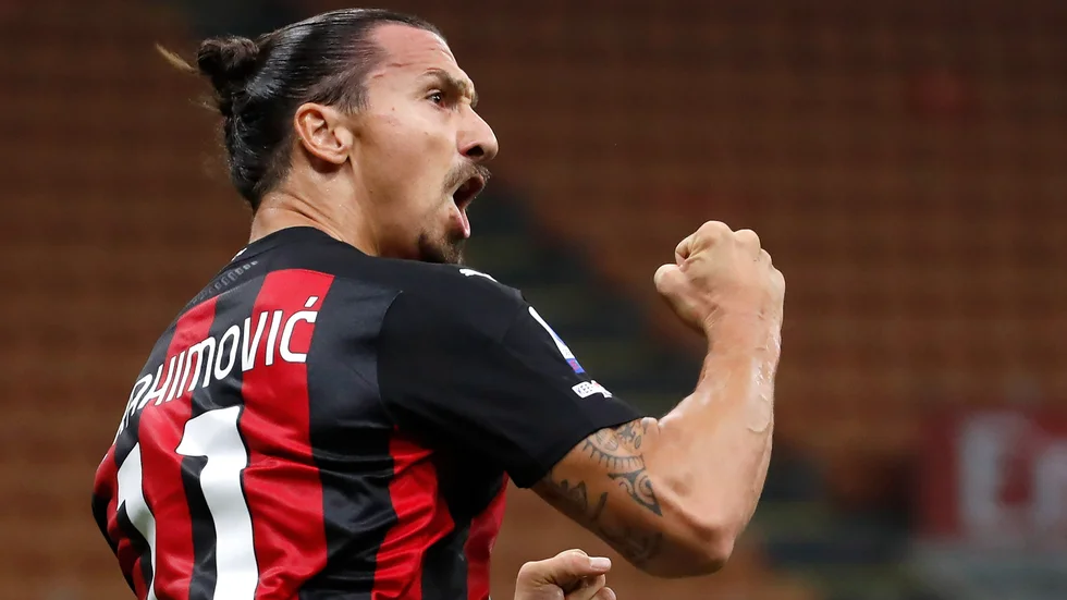 Zlatan Ibrahimovic var en av gudarna i italiensk fotboll när han spelade i Milan.