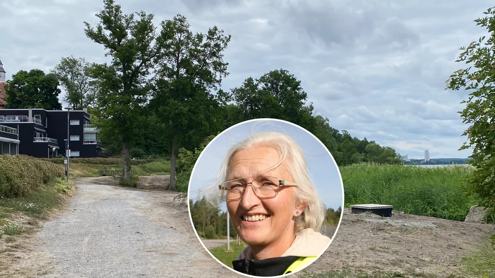 Rose-Marie Byström, projektledare på gata och park-enheten berättar att gångvägen till vintern kommer att börja snöröjas. 