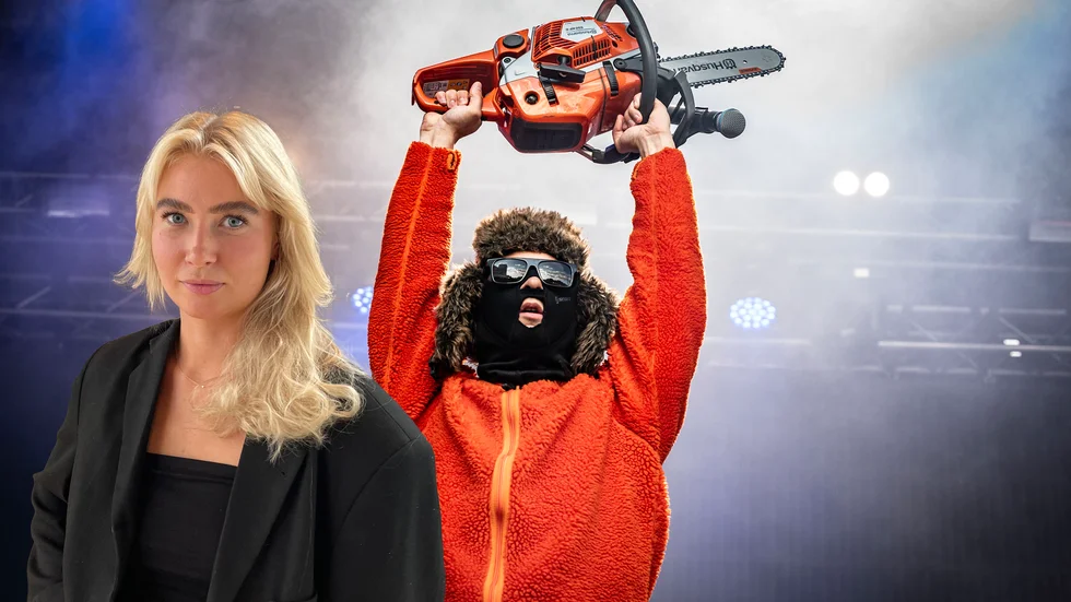Melanie Åström tycker till om Hoojas spelning i Kiruna.