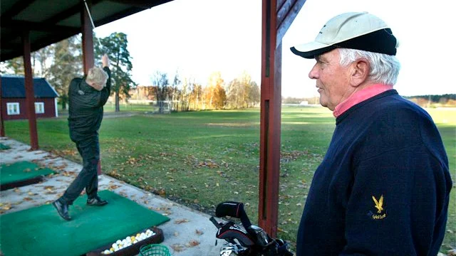 Oenighet om driften av drivingrangen har skapat oro i Linköpings golfklubb och fick tränaren Bertil Lemke att sluta. BILD 2005: MIKAEL SVENSSON