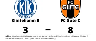 FC Gute C hade målfest borta mot Klintehamn B