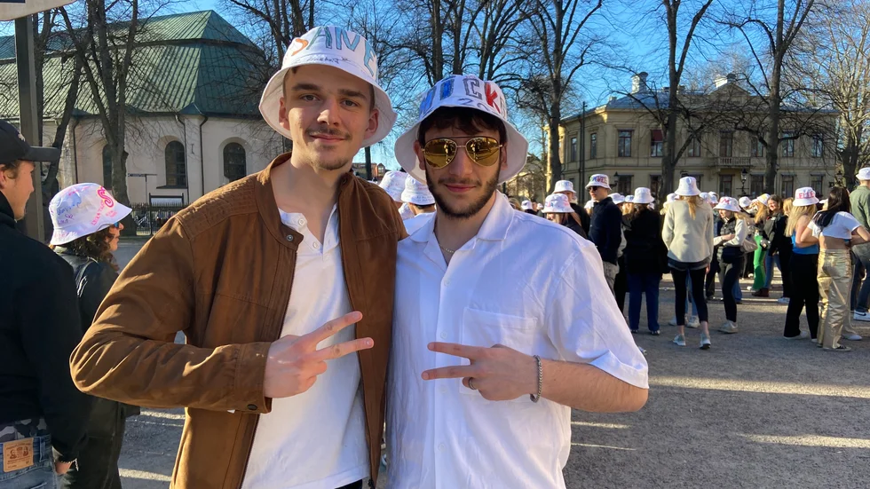 Sanel Hurem och Michael Ramos mål för kvällen var att ha kul, och träffa nytt folk.