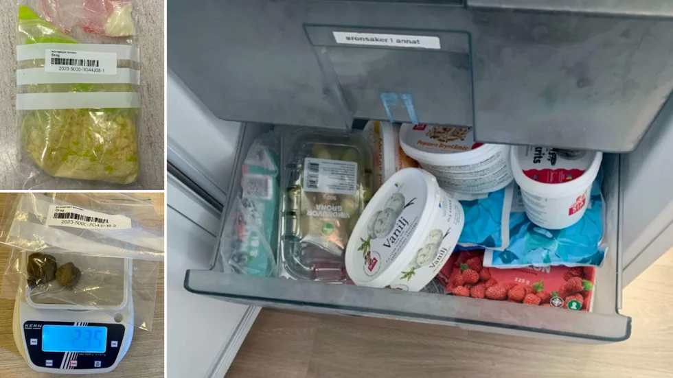 Vid husrannsakan påträffade Skelleftepolisen både amfetamin i 36-åringens frys och ”bollar” med hasch. Tillslaget skedde bara ett dygn efter att mannen dömts till fängelse för – narkotikabrott.