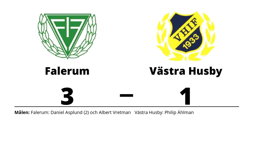 Falerums IF vann mot Västra Husby IF