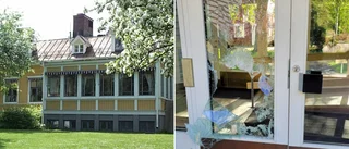 Nattligt inbrott – slog sönder fönster och bröt upp dörr