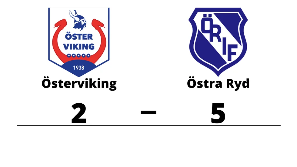 IK Österviking förlorade mot Östra Ryds IF