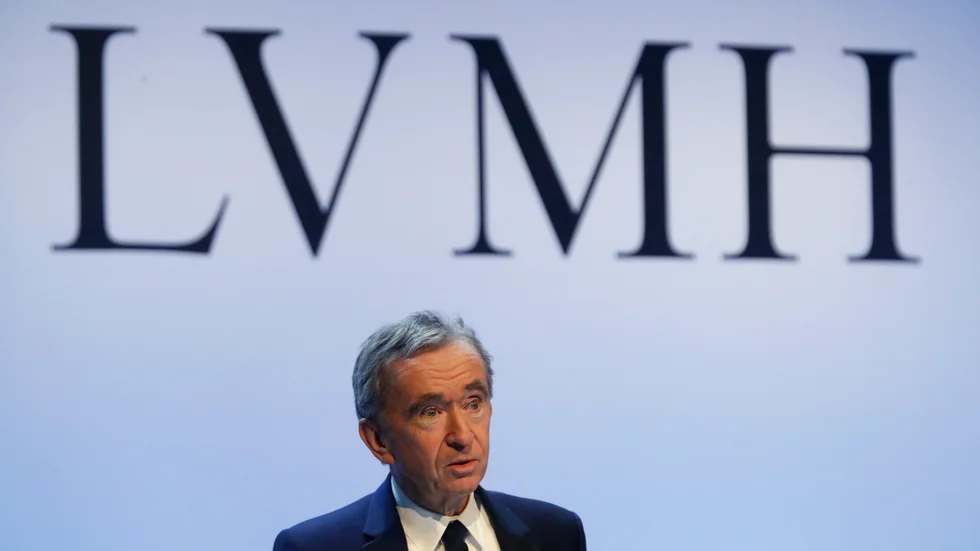 LVMH:s vd Bernard Arnault skrotar hotellplanerna. Arkivbild.