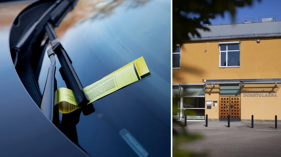 Bilföraren blev lappad och ryckte åt sig parkeringsvaktens mobiltelefon. Nu har han dömts till två månaders fängelse.