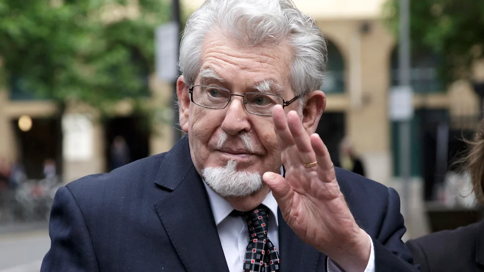 Rolf Harris vid en rättegång 2017. Arkivbild.
