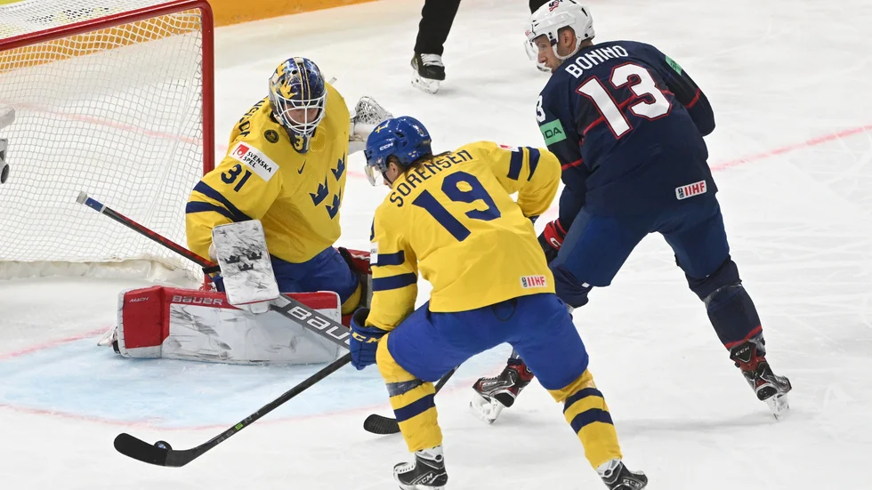Tre Kronor reste sig från 1-3-underläge mot USA.