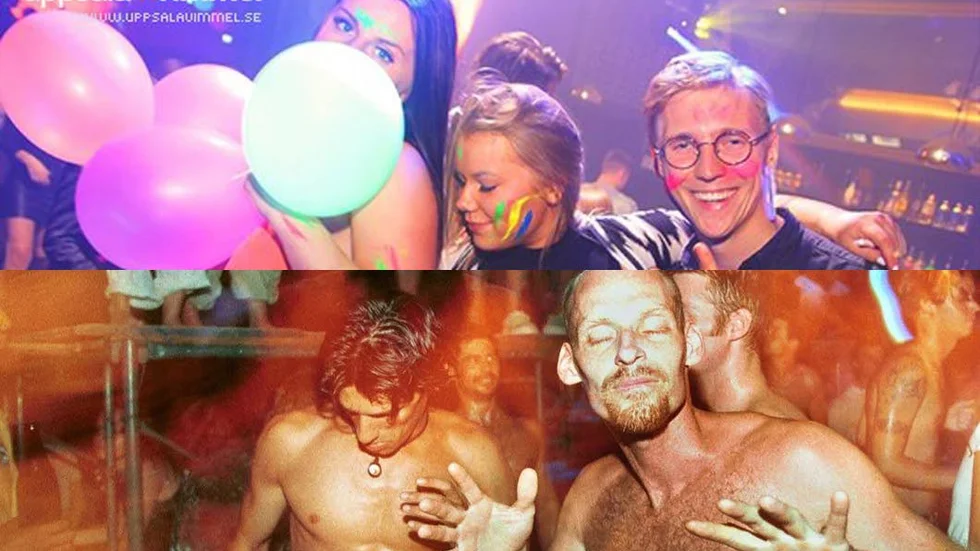 Full moon party i Uppsala förra året, och på riktigt på Koh Phangan.
