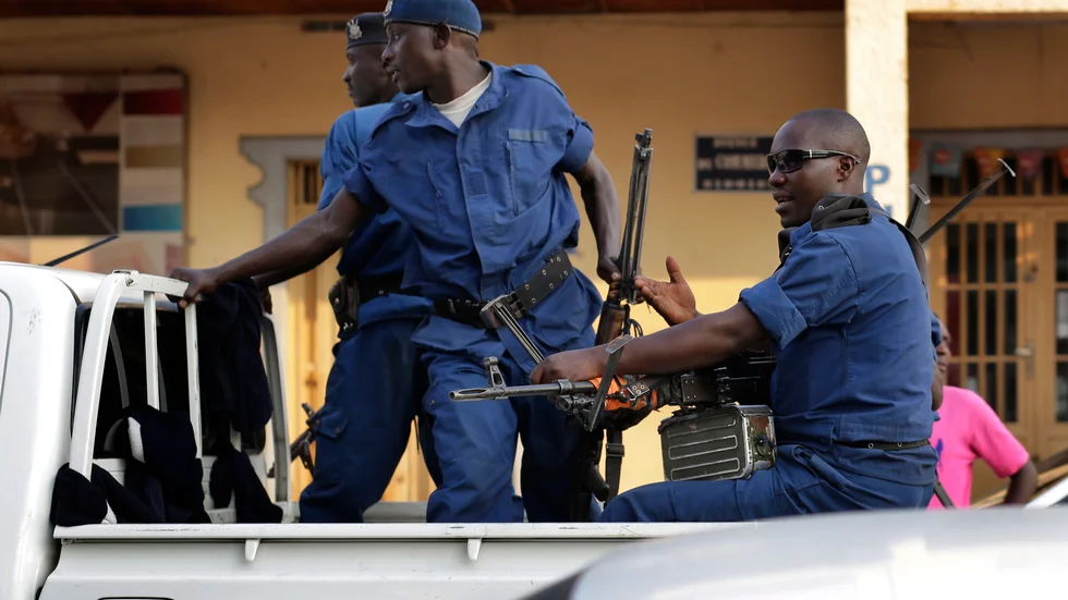 Polis i Burundi. Arkivbild.