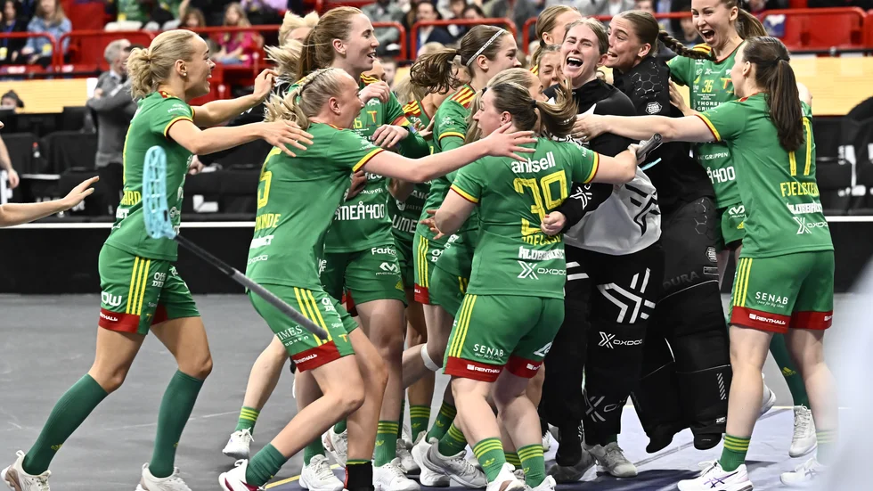 Team Thorengruppen svenska mästare i innebandy.