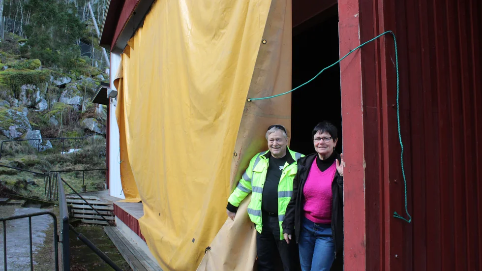 Erik Wallin och Elsy Strid Söderberg från folkparksföreningen ser fram emot en, som de hoppas, mer normal sommar i år.