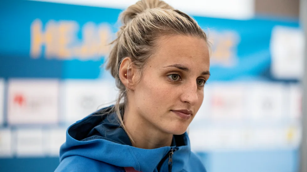 Fotbollslandslagets Nathalie Björn missade sin match för Everton på söndagen på grund av skada. Arkivbild.