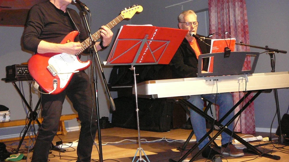Staffan Lundström och Lars-Åke Aldrin svarade för underhållningen.