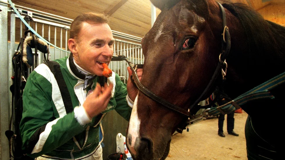 Bo William Takter under ett besök på Mantorptravet år 2000.