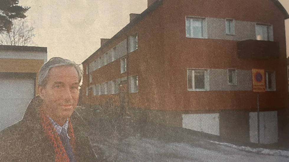 Kuriren för 25 år sedan: Här, på Vasavägen 62, började Rune Karlsson bygga upp sitt fastighetsinnehav. 8-lägenhetsfastigheten på Vasavägen har tills i dag växt till ett innehav på 500 lägenheter i 60-talet fastigheter. Och än har Karlssons företag Tegelstaden inte växt färdigt. 