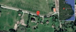 Stopp på väg 834 på grund av en singelolycka