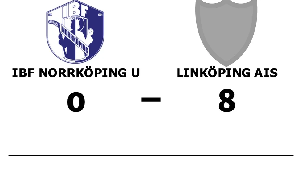 IBF Norrköping U-lag förlorade mot Linköping AIS A-lag
