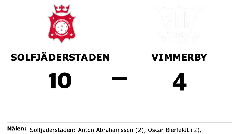 Solfjäderstadens IBK vann mot Vimmerby IBK