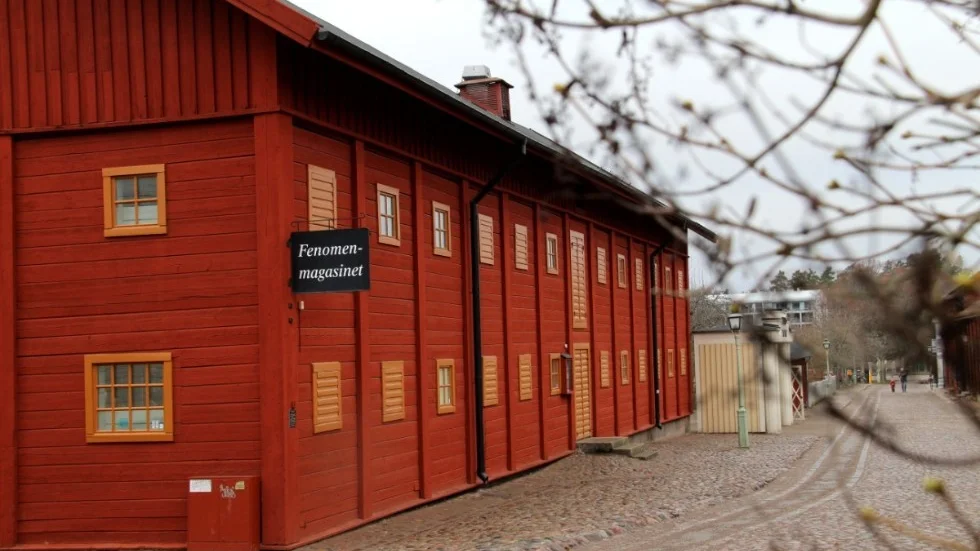 Här, där Fenomenmagasinet tidigare låg, ska LasseMajas deckarhus öppna sina portar i februari 2023. "Allt går enligt plan", säger Magnus Wetterö, vd för bolaget bakom satsningen.