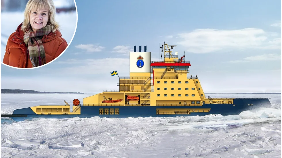Linda Nilsson, ordförande Norrbottens handelskammare vill ha snabbare besked om hur de nya isbrytarna ska finansieras.