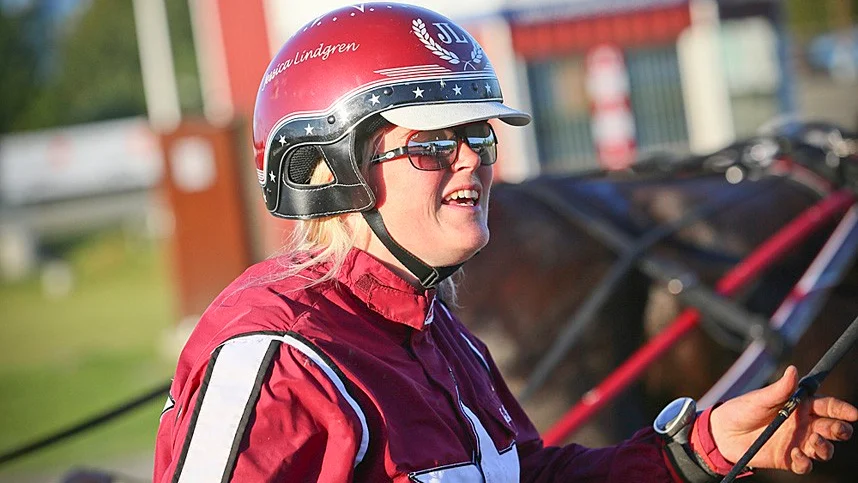 Vinnare. Jessica Lindgren hade en helkväll vid Norrtravs årliga gala ikväll. Foto: Ola Westerberg.
