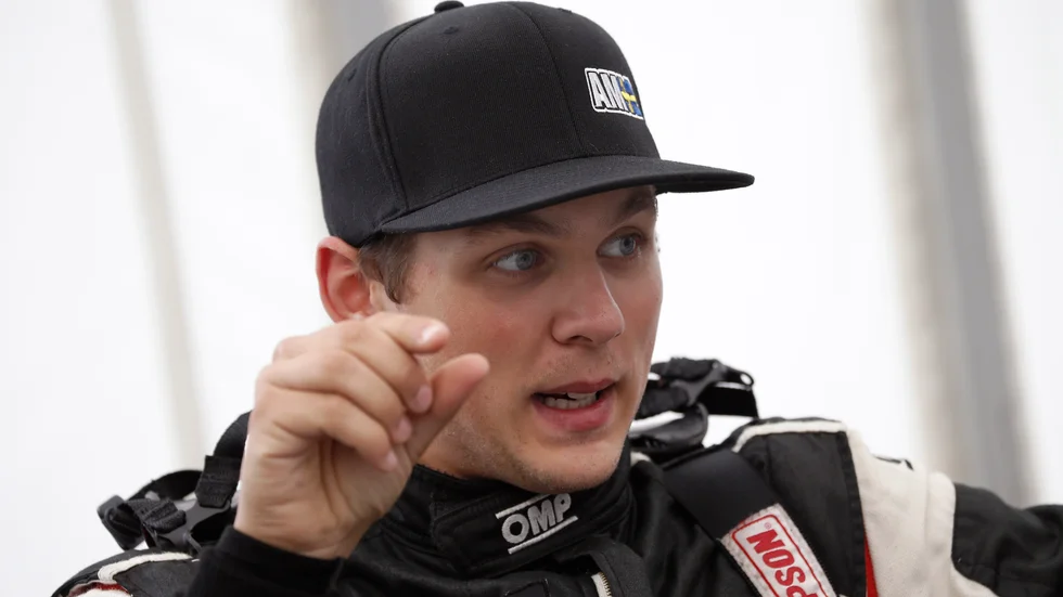 Små marginaler. Anton Marklund gjorde ett misstag i semifinalen och föll från första till tredje plats. foto: Marklund Motorsport