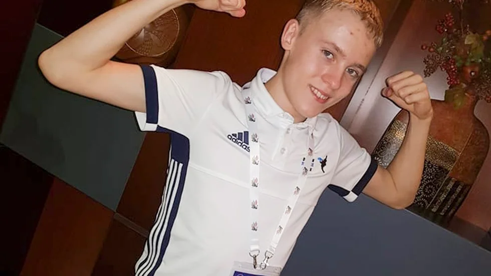 Soo Shim Skellefteås Albin Fältman vann guld i Fujairah Open.