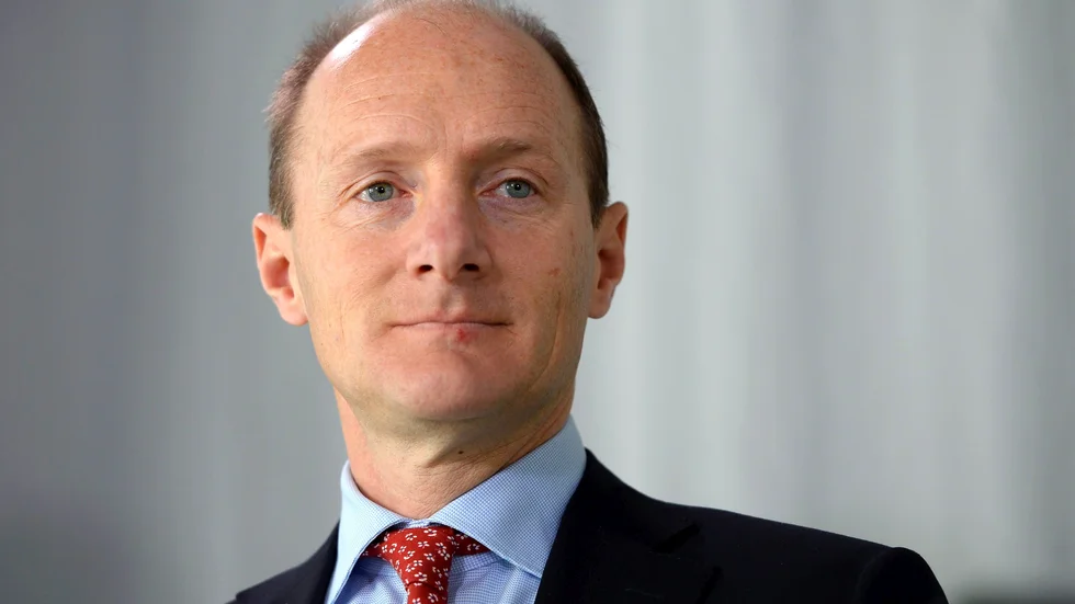 Essity, med vd Magnus Groth, redovisar bokslut för 2021. Arkivbild.