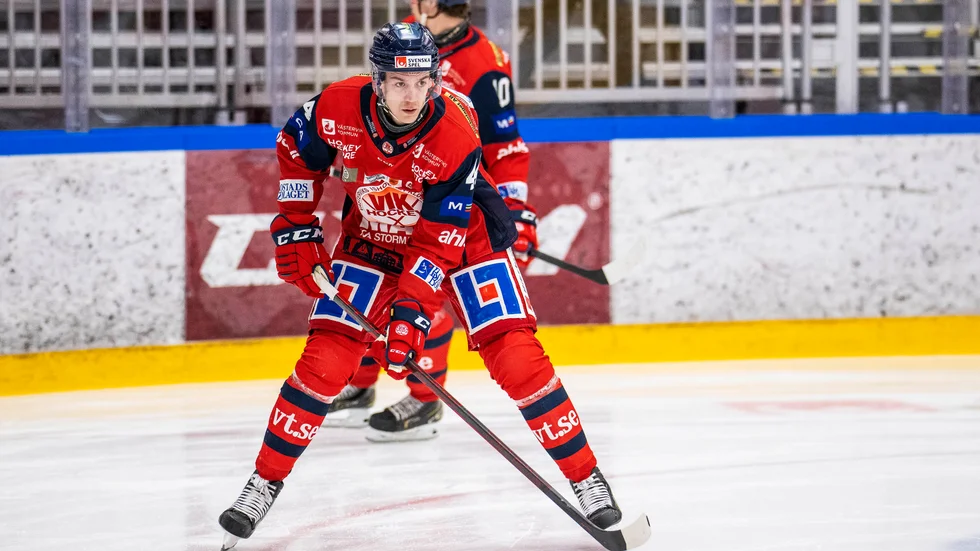 Sebastian Benker trivs bra i VIK och hoppas få det att lossna offensivt när man besöker Almtuna på fredagskvällen.