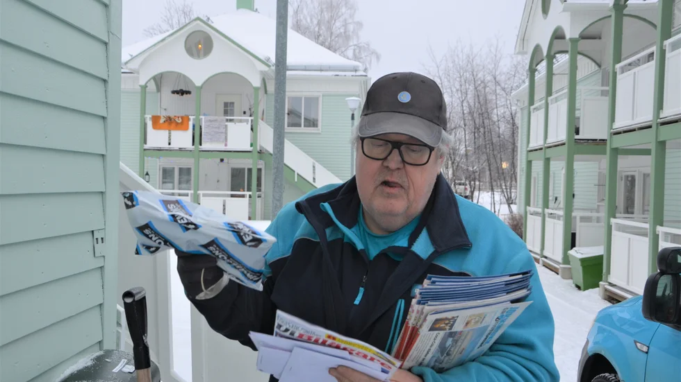 Lars-Olov Granström har lämnat de sista postförsändelserna i brevlådorna i Jokkmokk efter 45 års tjänstgöring.
