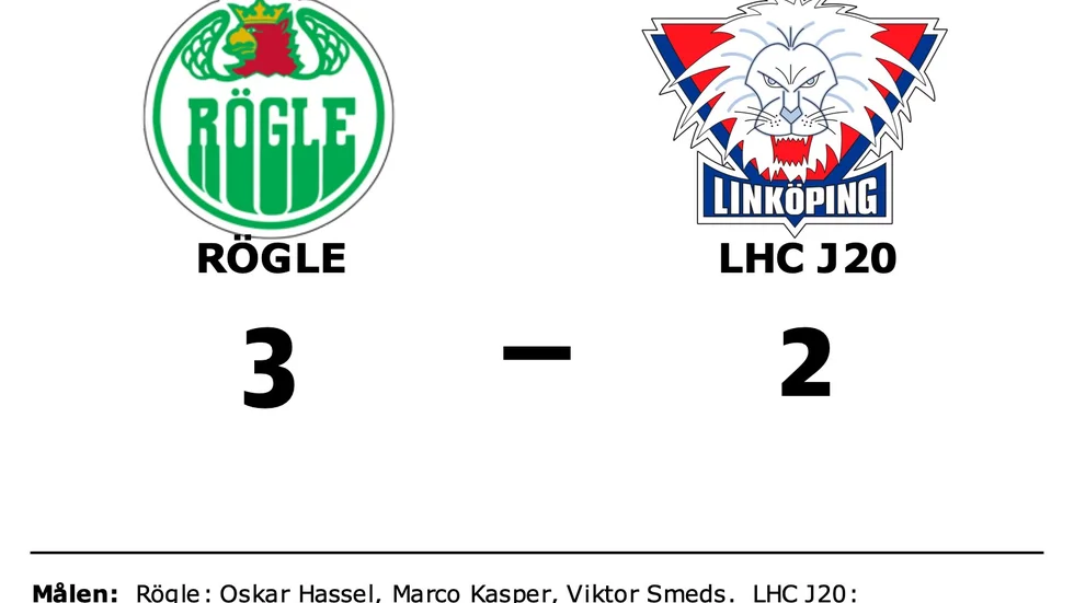 Rögle vann mot Linköping HC