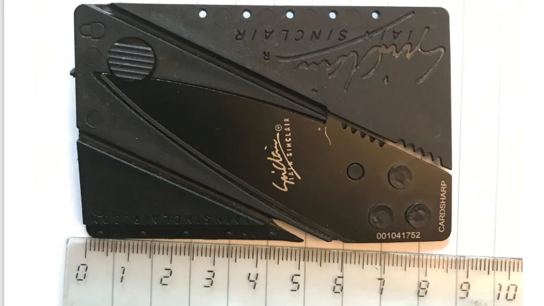 Kniven i ihopfällt läge.