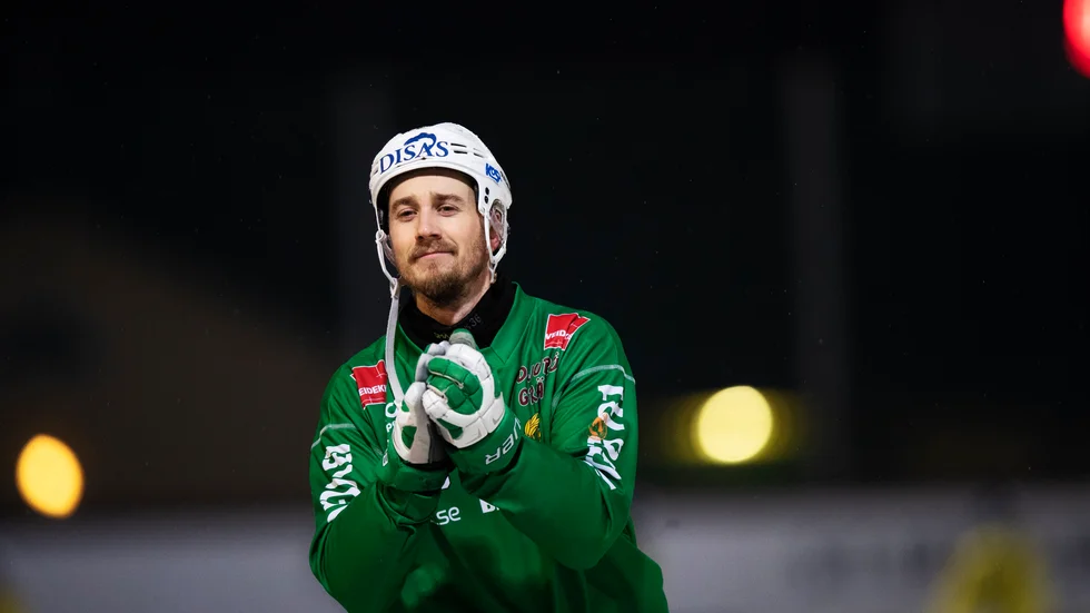Hammarbys Robert Rimgård var inte registrerad som en av klubbens spelare under de första matcherna i Elitserien. Arkivbild.