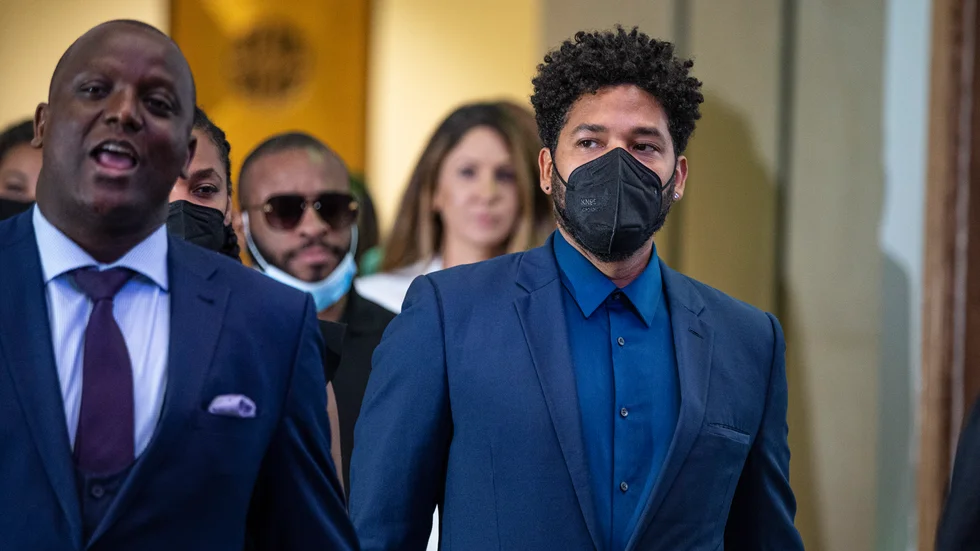 Jussie Smollett står åtalad för att ha betalat två bröder för att attackera honom i en fejkad attack. Arkivbild.