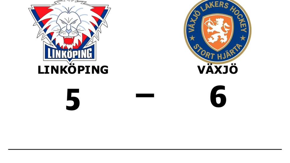 Linköping HC förlorade mot Växjö Lakers HC