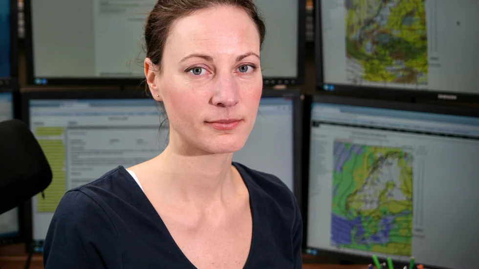 Sofia Söderberg, meteorolog på SMHI