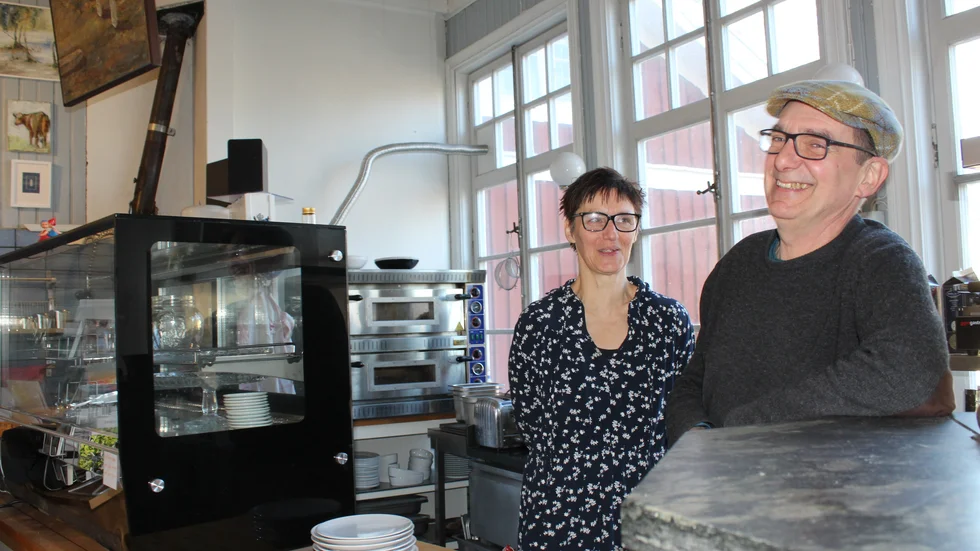 Cécile Dambach och Frank Hinzmann Dambach driver tillsammans Lofta Caffè. De ser fram emot säsongspremiären den 25 mars.