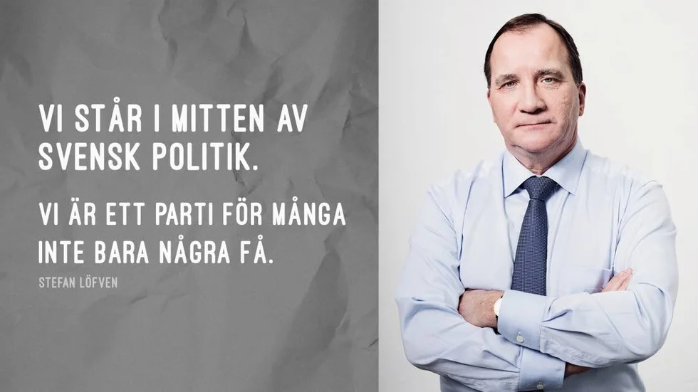 Verkligheterna. Stefan Löfven gör som Socialdemokraterna altid gör när det går bra. Söker sig till de platser där medborgarna är.