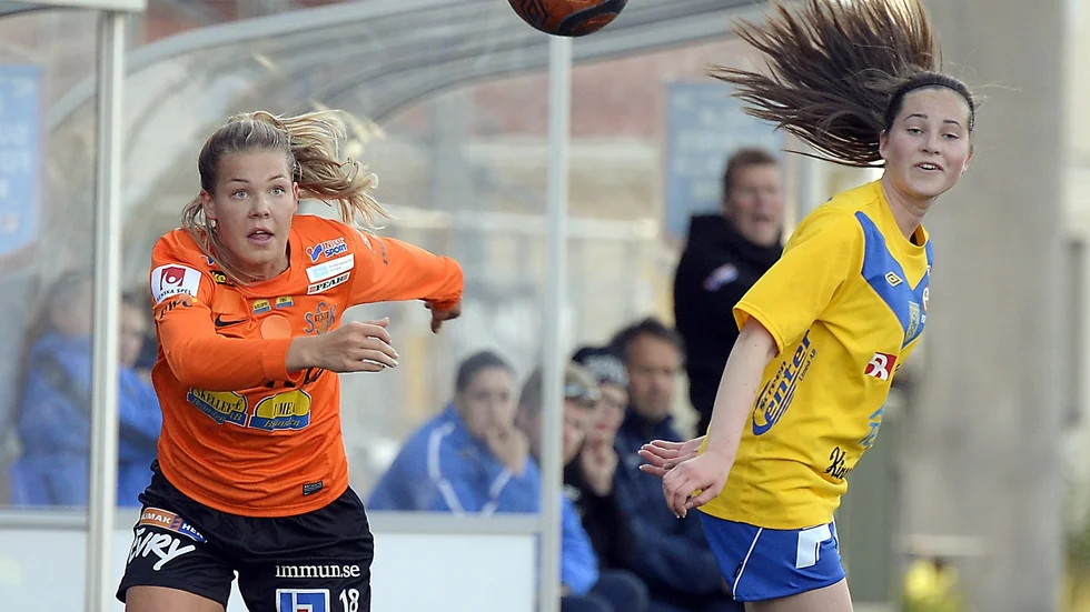 i form. Nina Jakobsson gjorde två mål och var Sunnanås bästa spelare mot Umeå Södra.