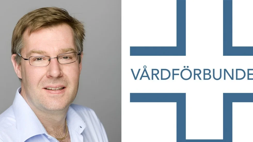 Johan Larson, ordförande, Vårdförbundet Västerbotten.