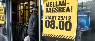 Så mycket planerar vi att handla för under årets mellandagsrea