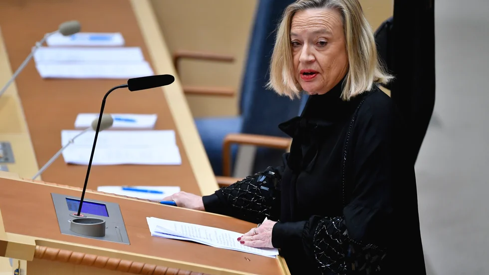Riksdagsledamoten Karin Rågsjö (V). Arkivbild.